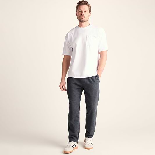 Bradley Mens Sweat Pants - Dark Grey Marl
