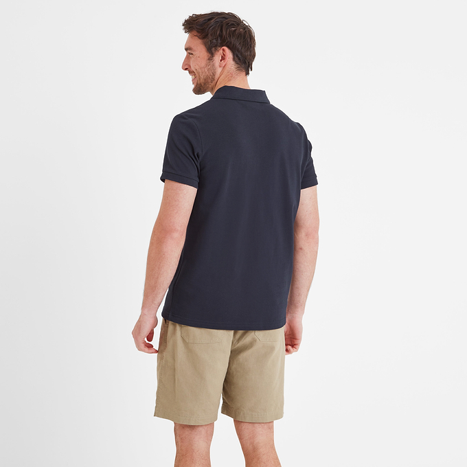 Braunton Mens Polo Shirt - Dark Indigo