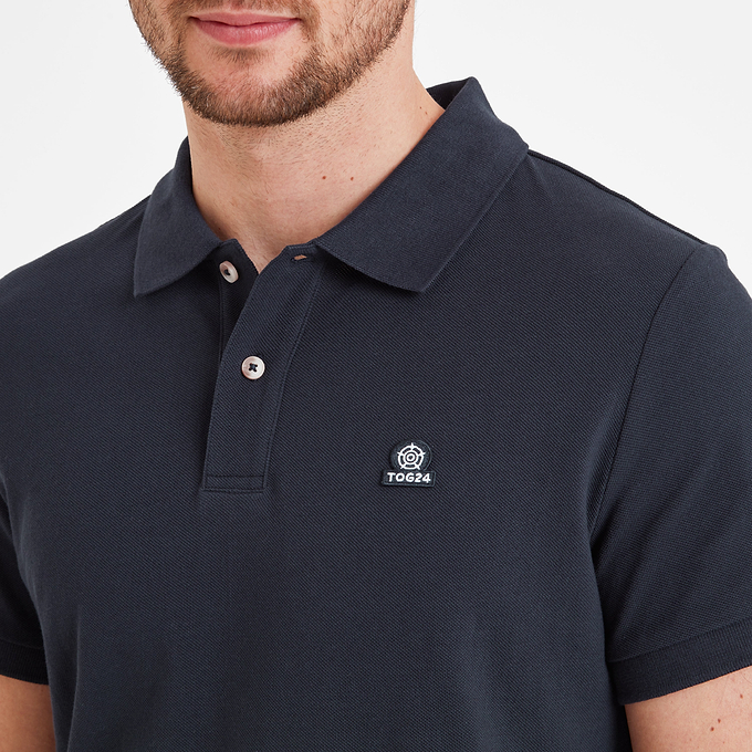 Braunton Mens Polo Shirt - Dark Indigo