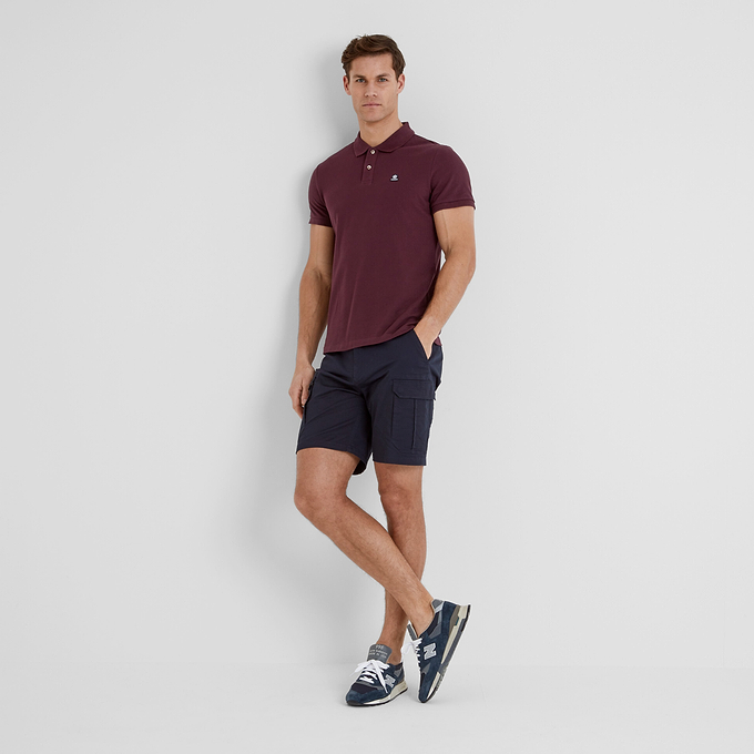 Braunton Mens Polo Shirt - Deep Port