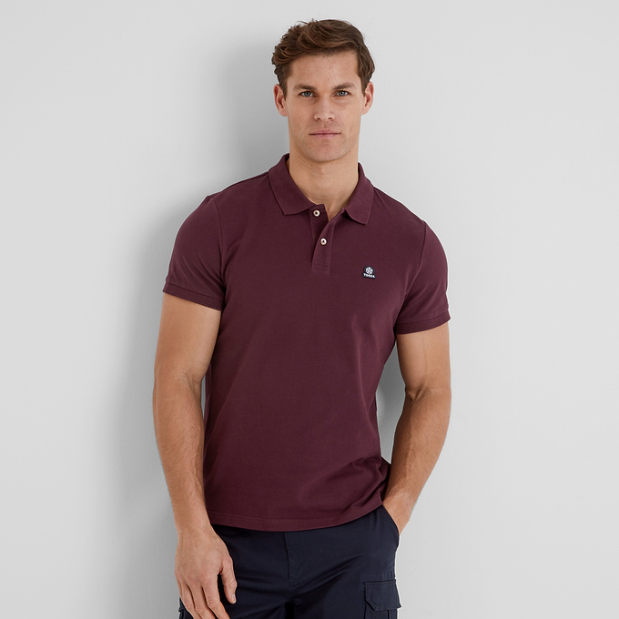 Braunton Mens Polo Shirt - Deep Port