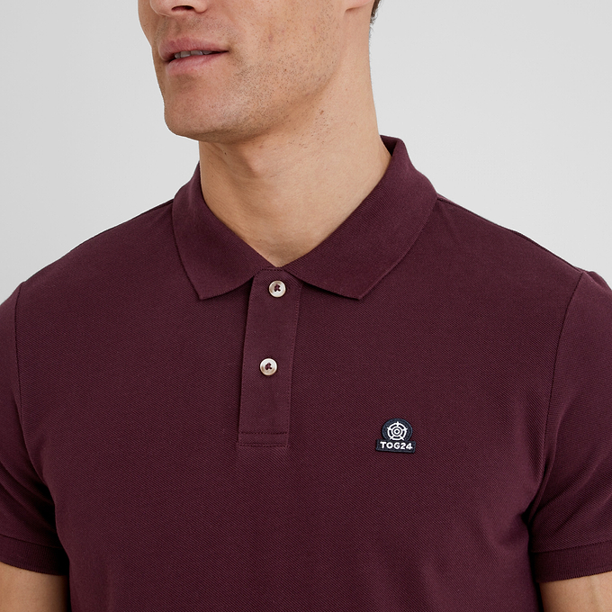 Braunton Mens Polo Shirt - Deep Port