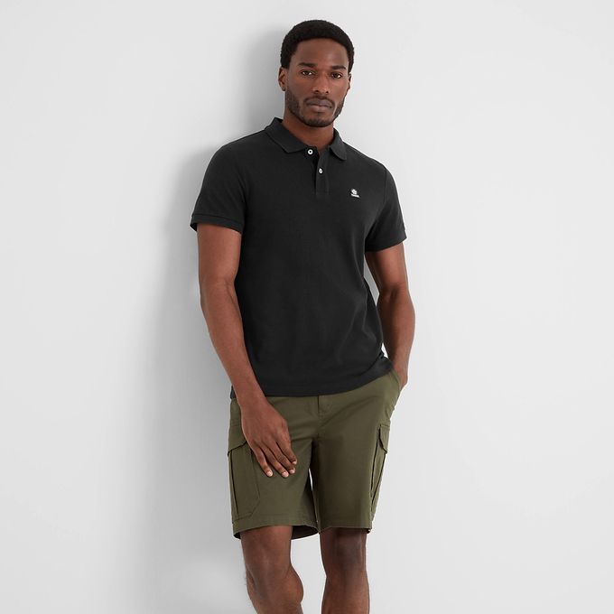 Braunton Mens Polo Shirt - Black
