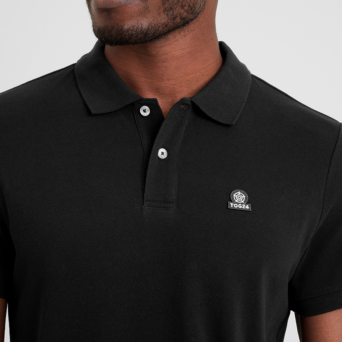 Braunton Mens Polo Shirt - Black