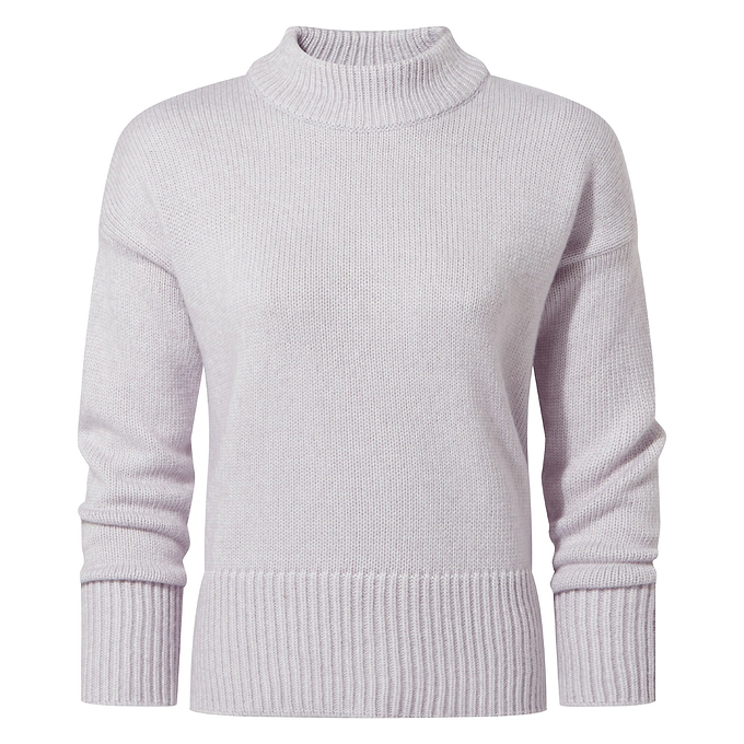 Bree Womens Knitted Jumper - Lavender Grey