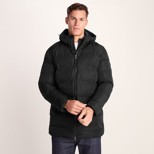 Brinkley Mens Parka - Black
