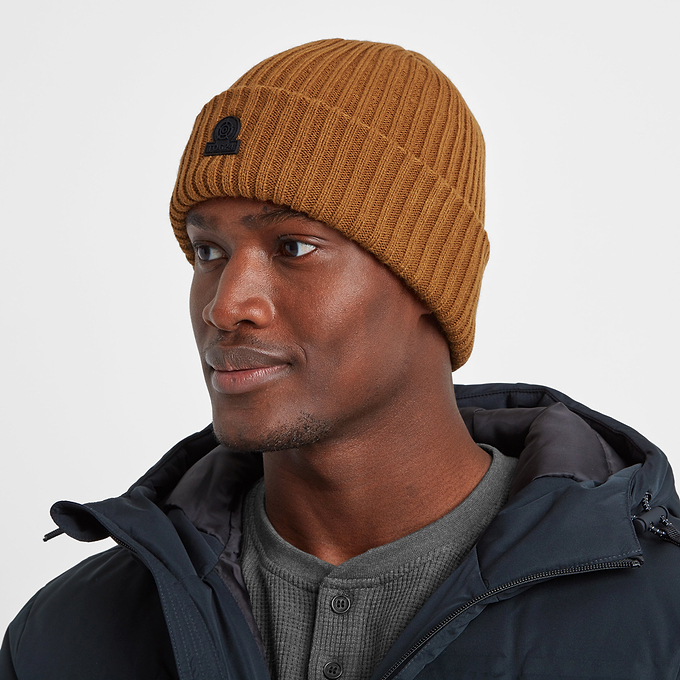 Burke Knit Hat - Rich Ochre