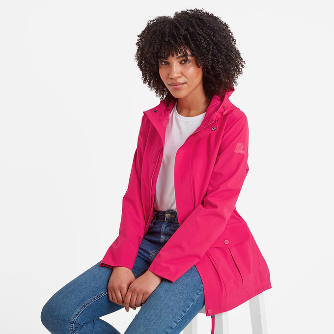 Burradon Womens Waterproof Jacket - Magenta Pink