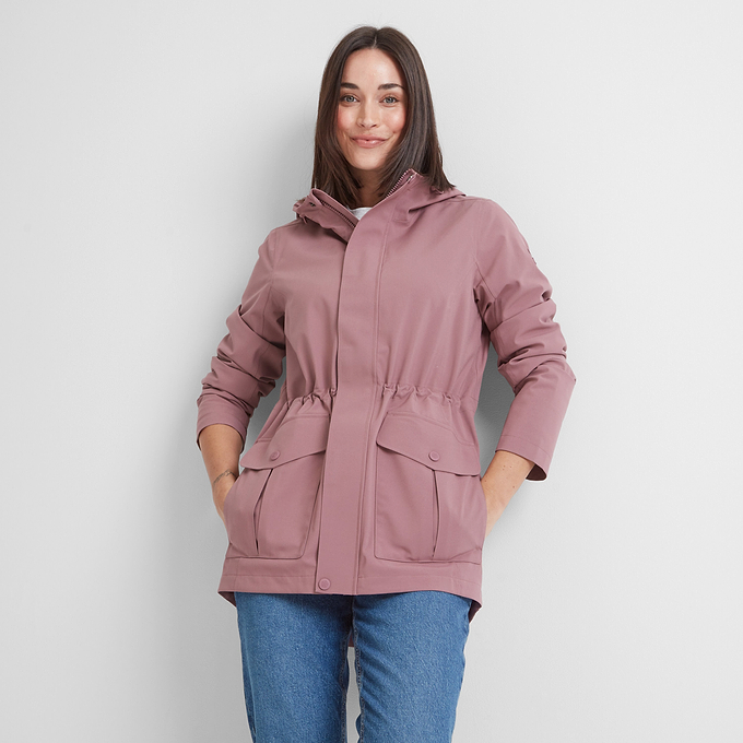 Burradon Womens Waterproof Jacket - Mauve