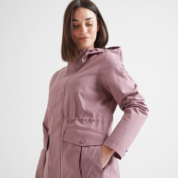 Burradon Womens Waterproof Jacket - Mauve