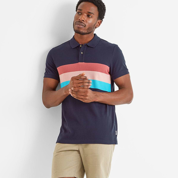 T-shirt Homme TOG24 Bleu - 100% Polyester - Taille L - Manches Courtes Col Rond
