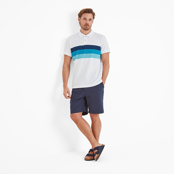 Butley Mens Polo Shirt - Optic White