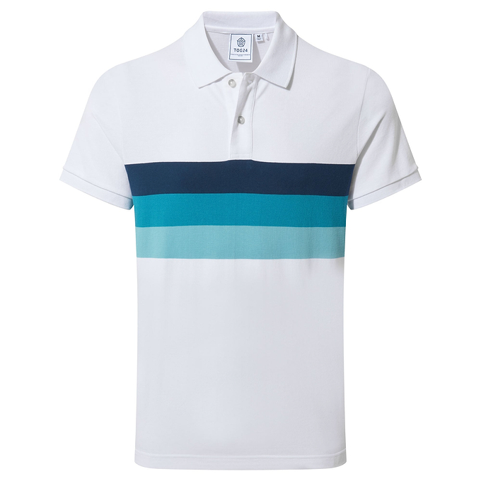 Butley Mens Polo Shirt - Optic White
