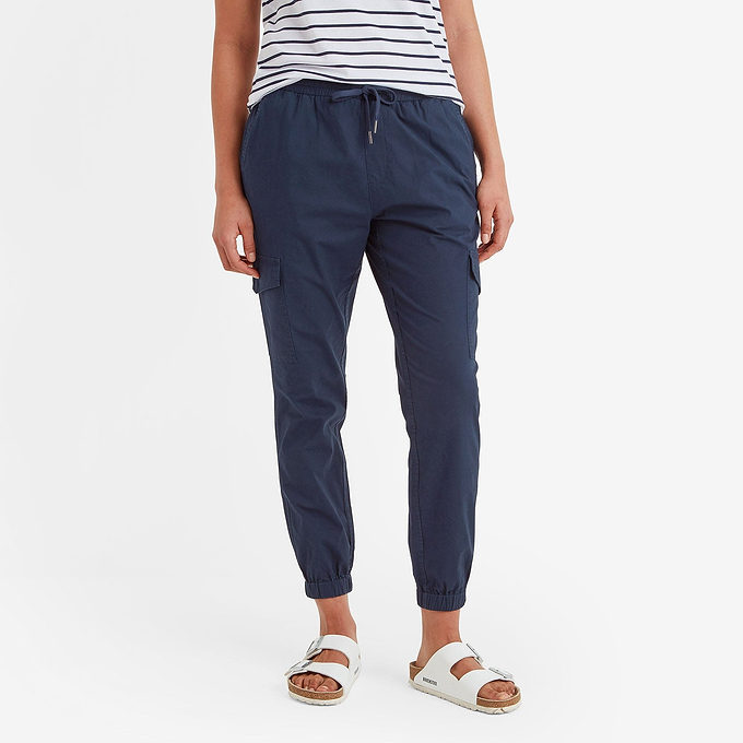 Cahill Womens Cargo Trousers  - Dark Indigo