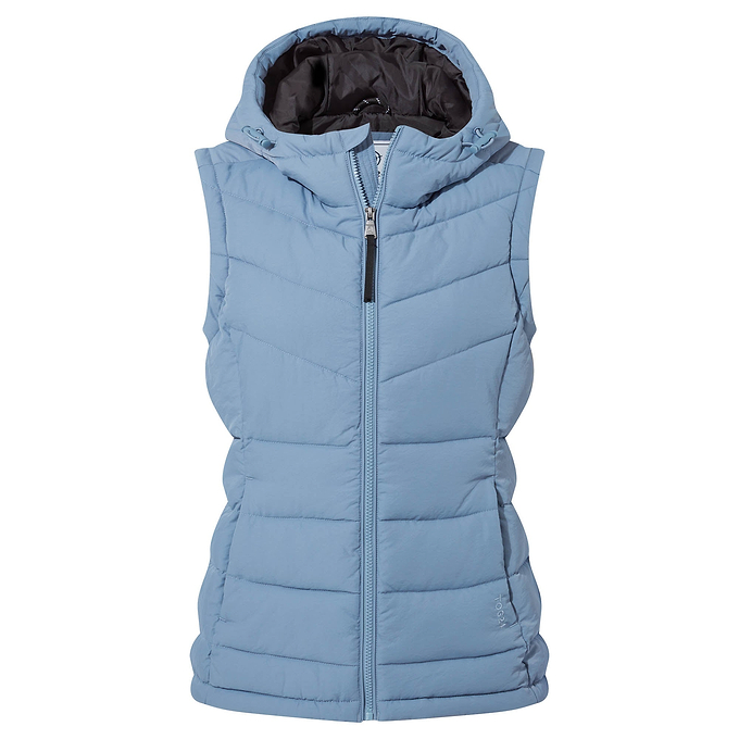 Calvo Womens Padded Gilet - Misty Blue