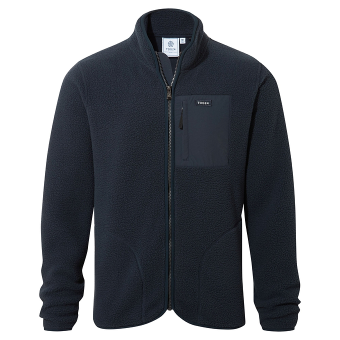 Cameron Mens Sherpa Fleece - Dark Indigo