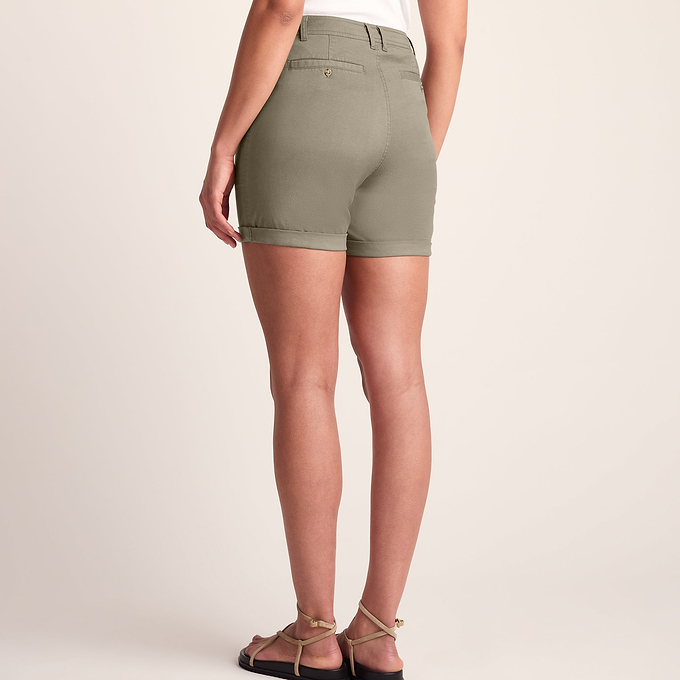Canvey Womens Chino Shorts - Sage Green