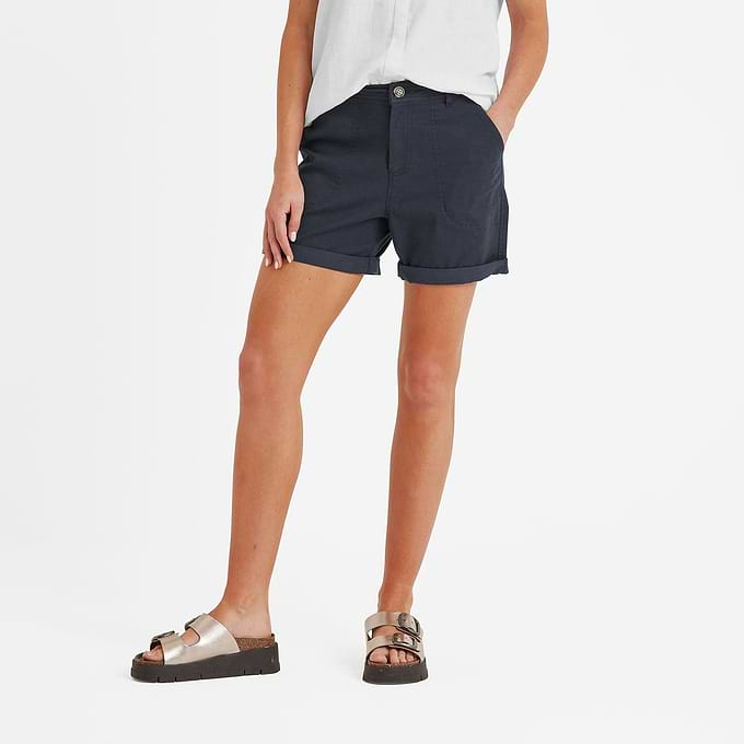 Canvey Womens Chino Shorts - Dark Indigo