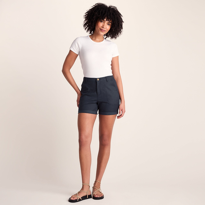 Canvey Womens Chino Shorts - Dark Indigo