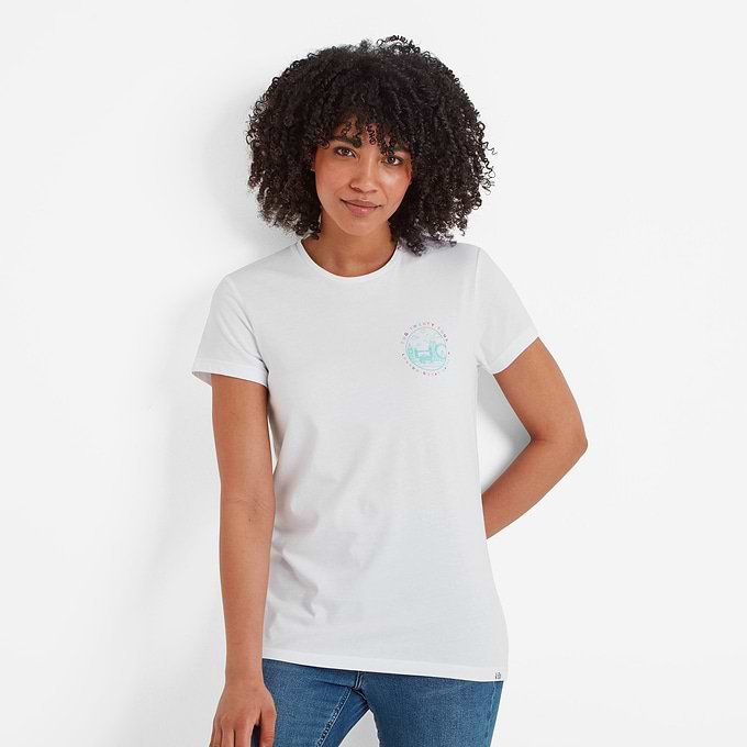 Capital Womens T-Shirt - Optic White