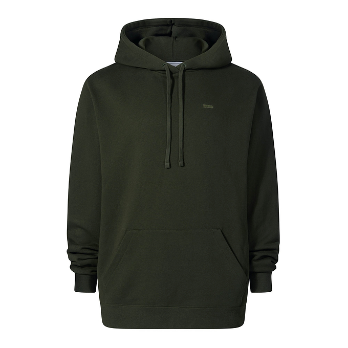 Carlton Mens Oversized Heavyweight 100% Cotton Hoody - Dark Olive Green