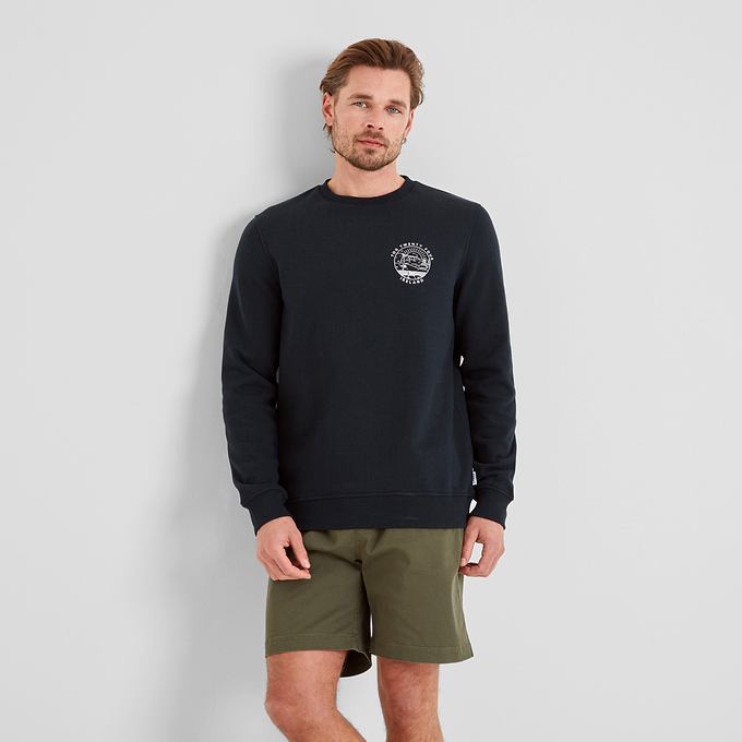 Castle Mens Sweatshirt - Dark Indigo