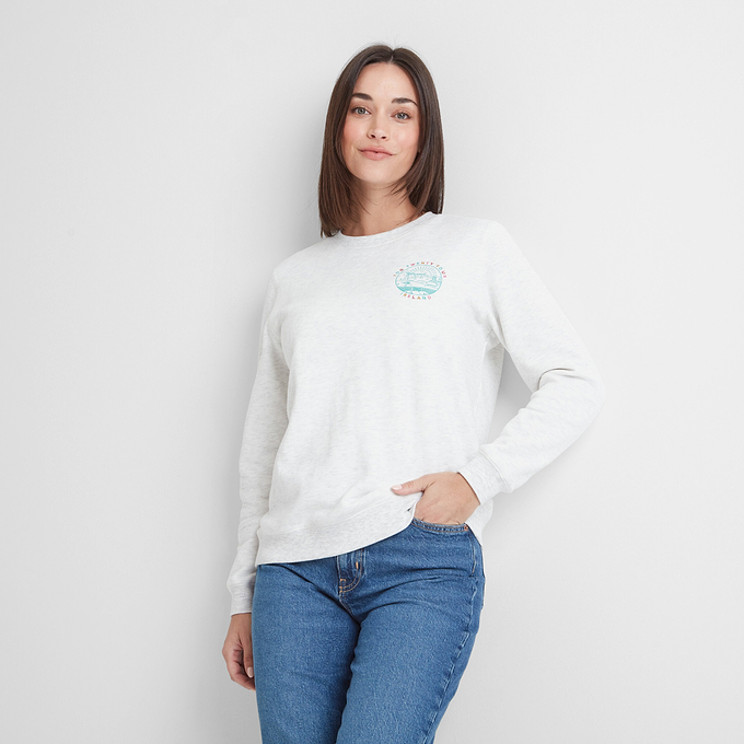 Castle Womens Sweatshirt - Ice Grey Marl