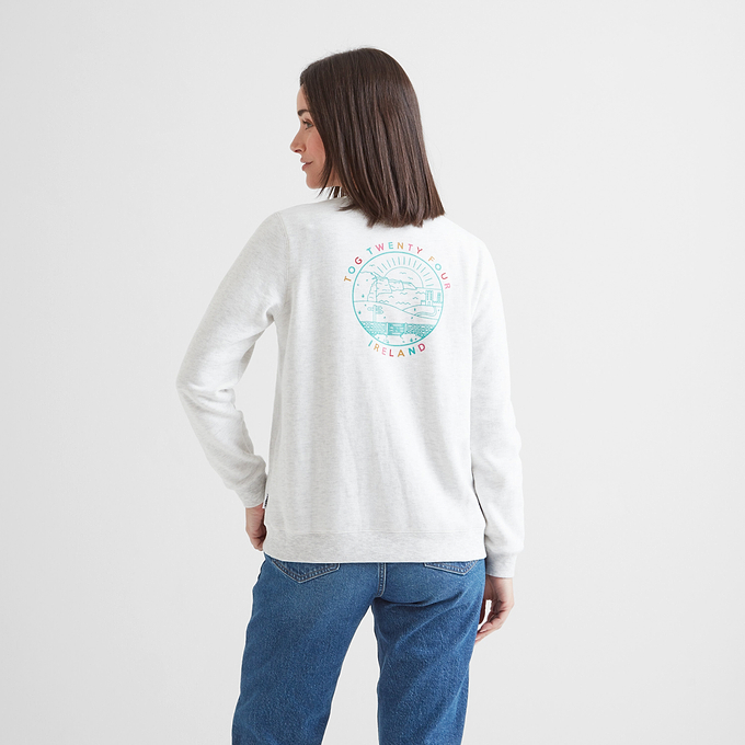 Castle Womens Sweatshirt - Ice Grey Marl