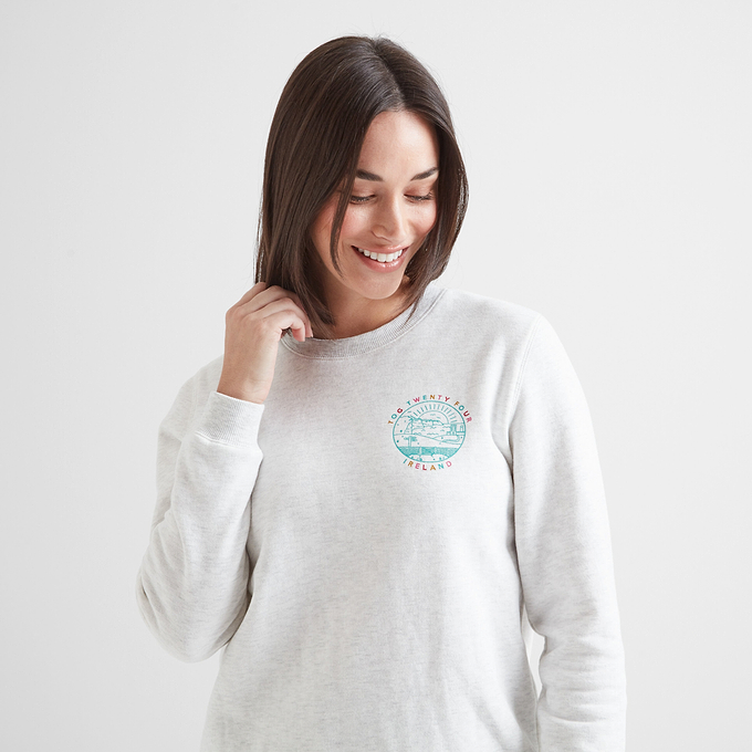 Castle Womens Sweatshirt - Ice Grey Marl