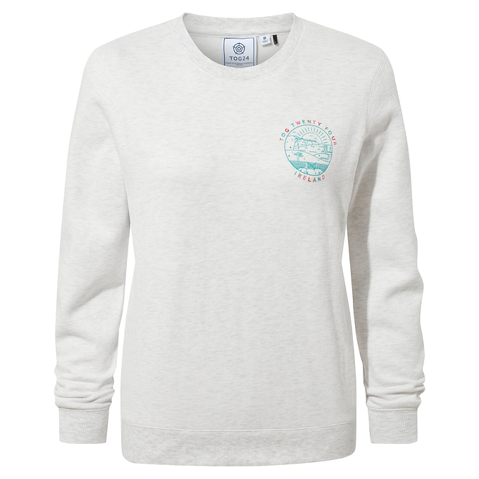 Castle Womens Sweatshirt - Ice Grey Marl