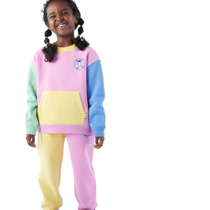 Cheviot Kids Shaun the Sheep Sweat - Piglet Pink