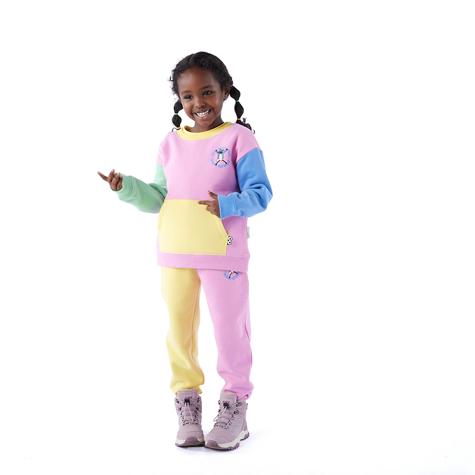 Cheviot Kids Shaun the Sheep Sweat - Piglet Pink
