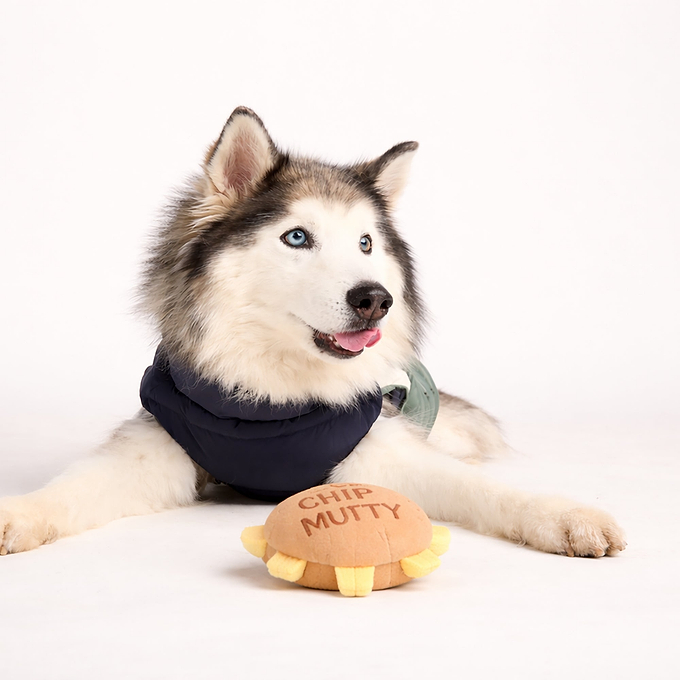 Chip Mutty Dog Plush Toy - Butty Brown