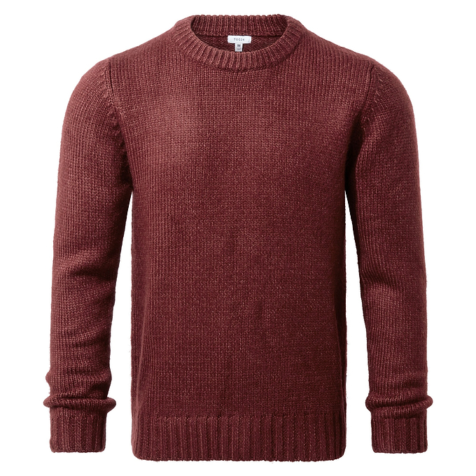 Cicero Mens Knitted Jumper - Port Marl