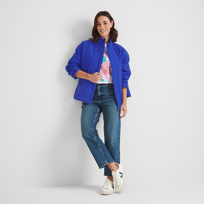 Cirnan Womens Packaway Padded Jacket - Ultra Marine