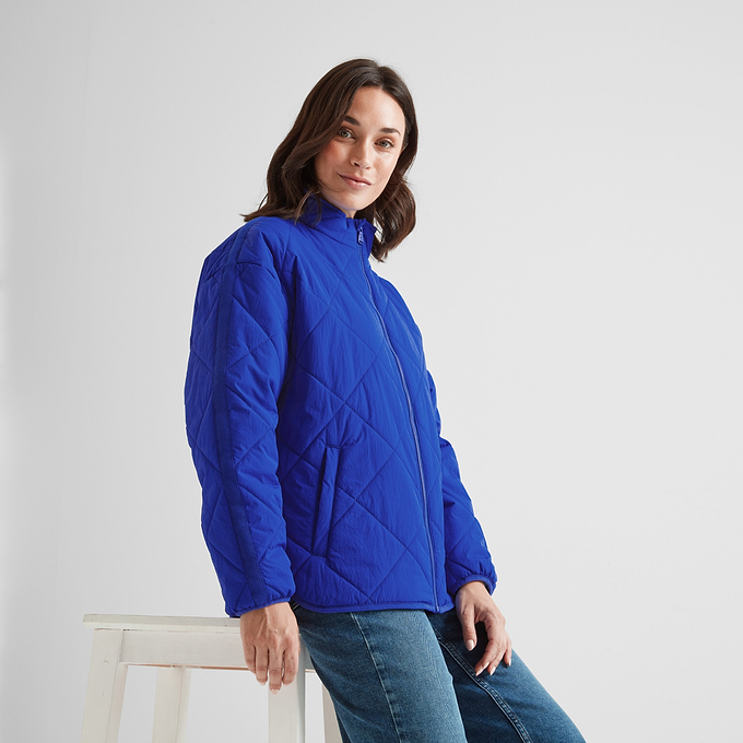 Cirnan Womens Packaway Padded Jacket - Ultra Marine
