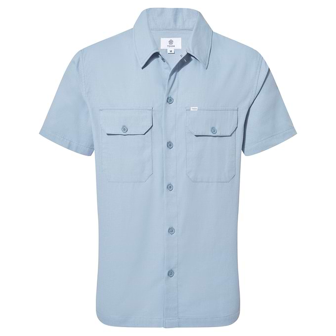 Cody Mens Overshirt - Blue Haze