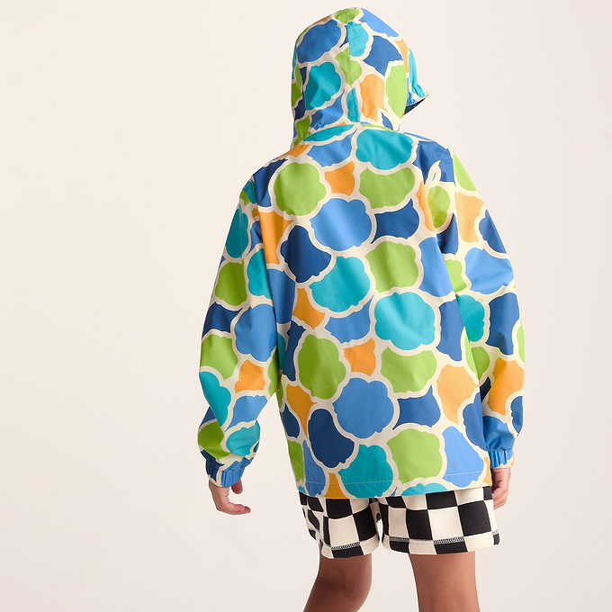 Cohampshire Kids Shaun the Sheep Waterproof Jacket - Lime Cloud Print