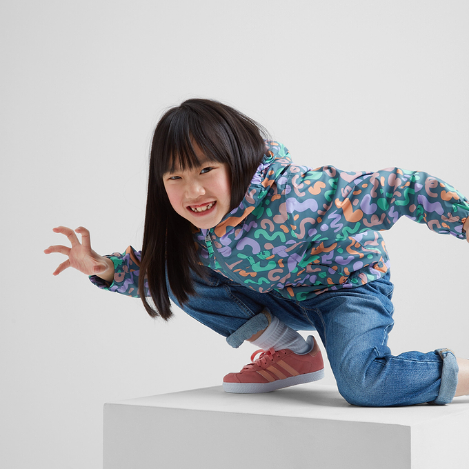 Copley Kids Waterproof Jacket - Blue Swirl Print