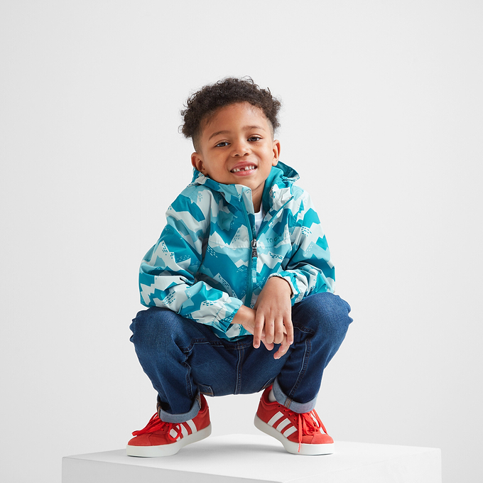 Copley Kids Waterproof Jacket - Mosaic Blue Mountain Print