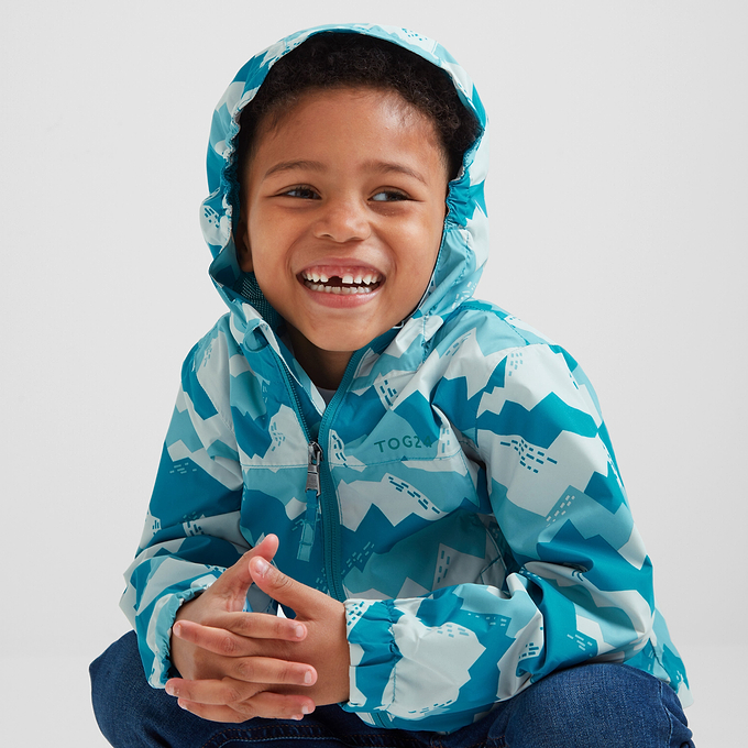 Copley Kids Waterproof Jacket - Mosaic Blue Mountain Print