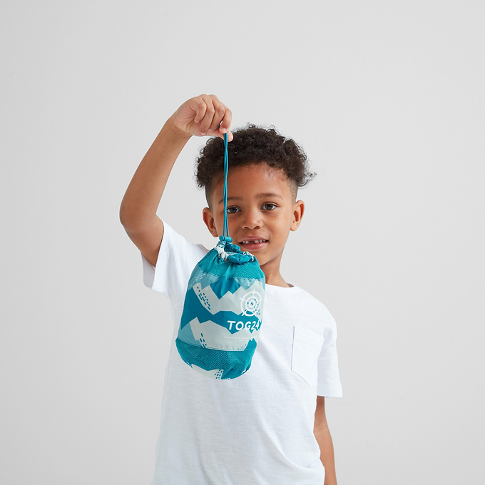 Copley Kids Waterproof Jacket - Mosaic Blue Mountain Print
