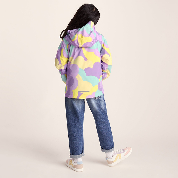 Copley Kids Waterproof Jacket - Lilac Cloud Print