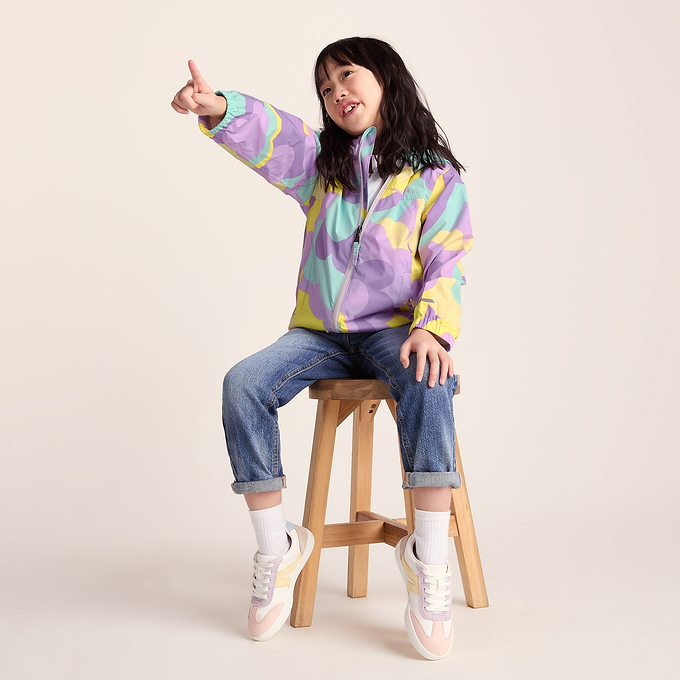 Copley Kids Waterproof Jacket - Lilac Cloud Print