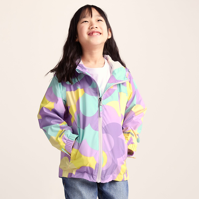Copley Kids Waterproof Jacket - Lilac Cloud Print