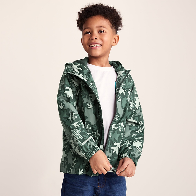 Copley Kids Waterproof Jacket - Oak Leaf Print