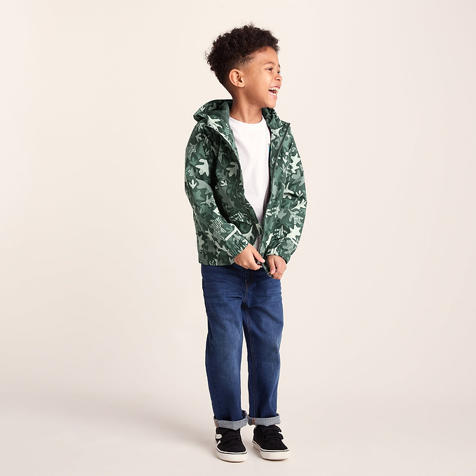 Copley Kids Waterproof Jacket - Oak Leaf Print