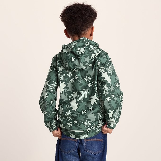 Copley Kids Waterproof Jacket - Oak Leaf Print