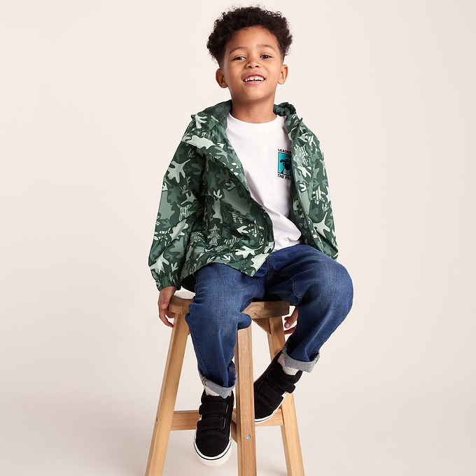 Copley Kids Waterproof Jacket - Oak Leaf Print
