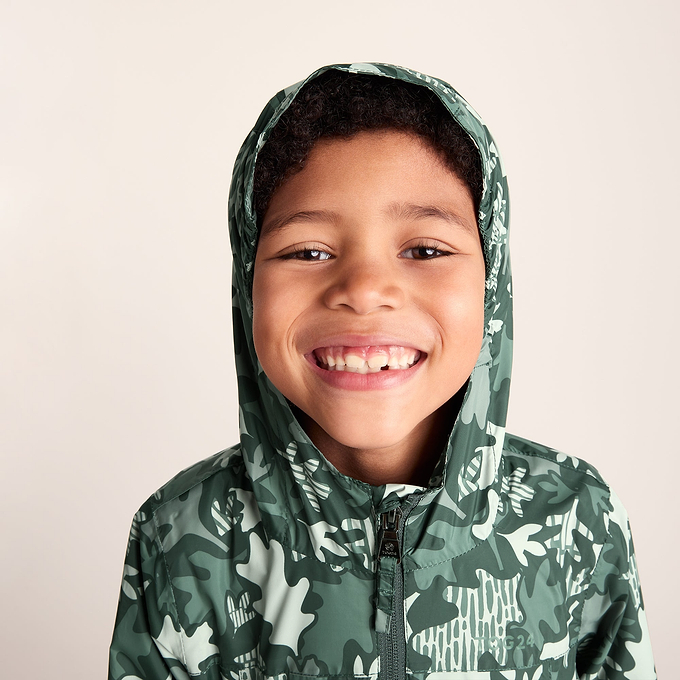 Copley Kids Waterproof Jacket - Oak Leaf Print